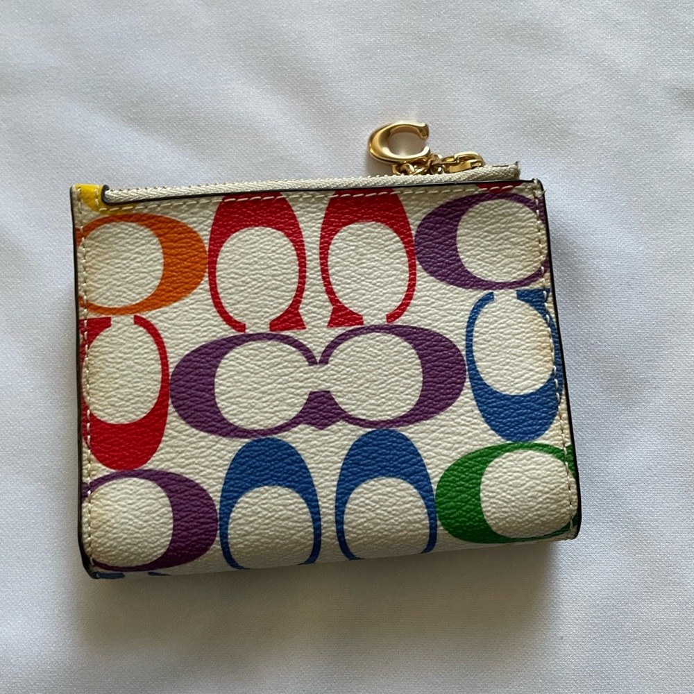 Coach Colorful Patterned Wallet - Picture 2 of 6